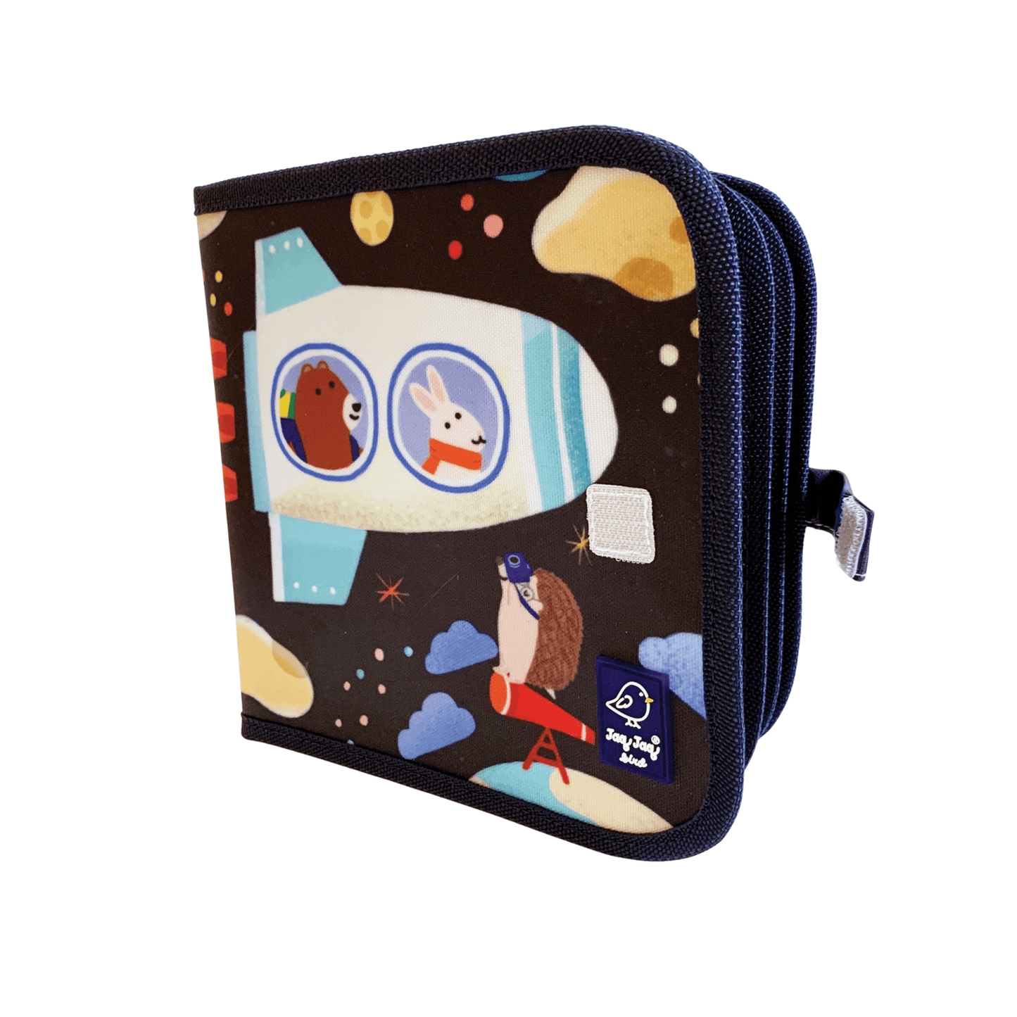 Jaq Jaq & Friends Erasable Book - Spaceship Jaq Jaq Bird Lil Tulips