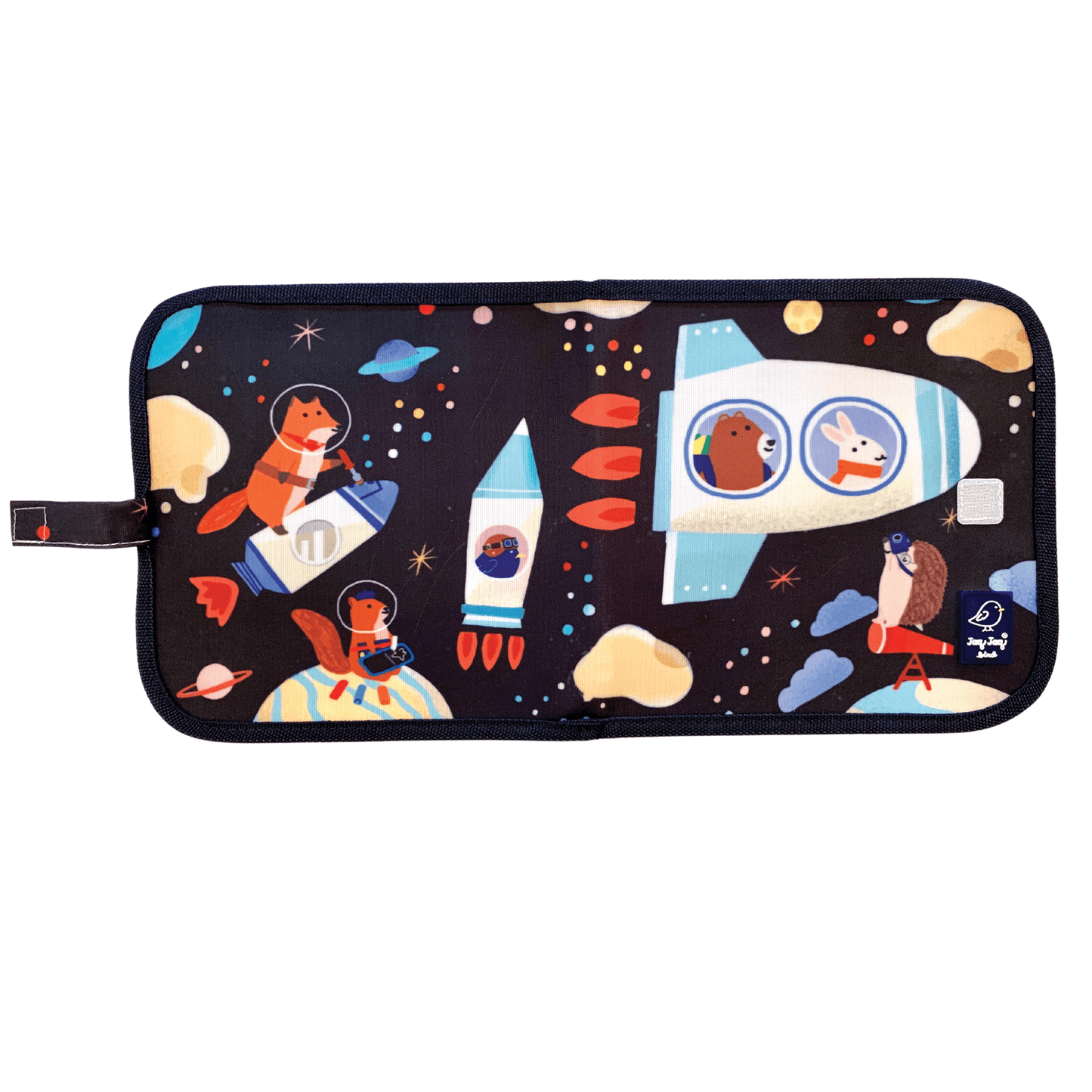 Jaq Jaq & Friends Erasable Book - Spaceship Jaq Jaq Bird Lil Tulips