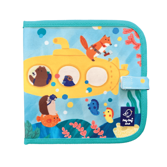 Jaq Jaq & Friends Erasable Book - Submarine Jaq Jaq Bird Lil Tulips