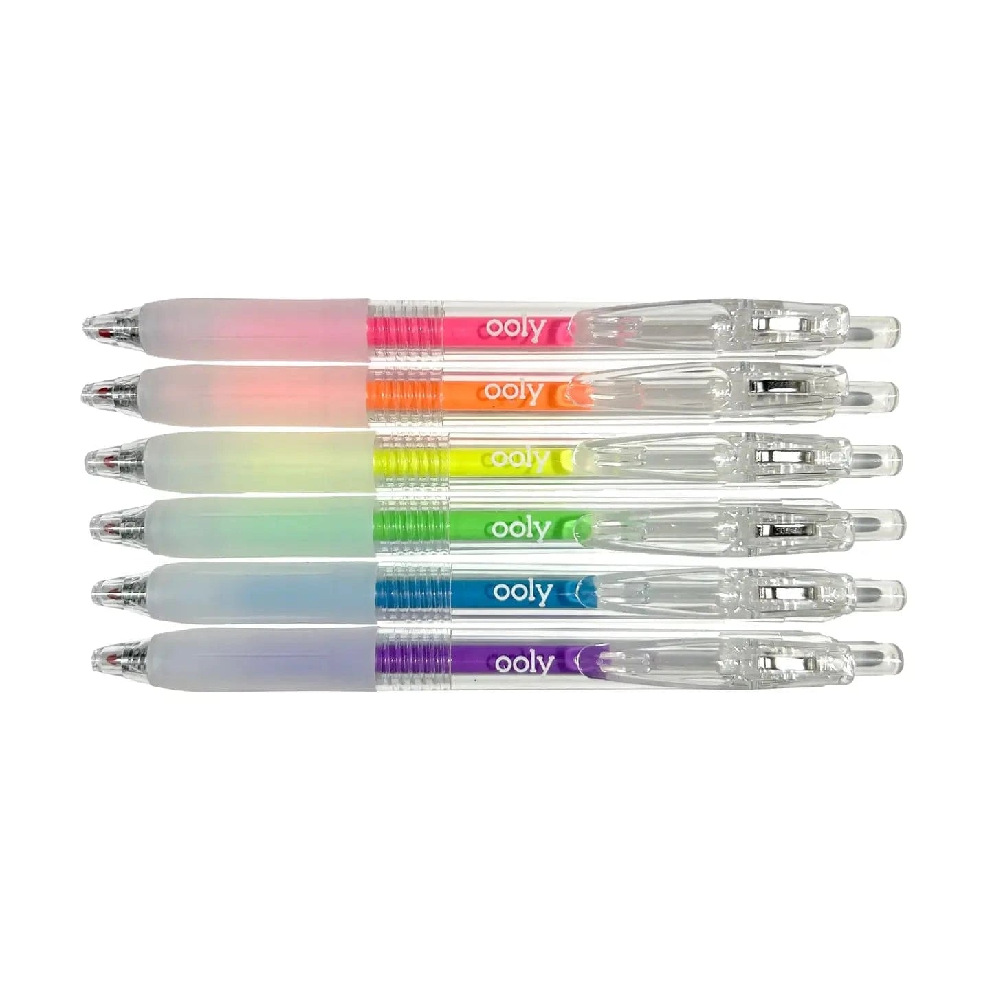 Jelly Gloss Neon Multi-Surface Deco Gel Pens - Set of 6 OOLY Lil Tulips
