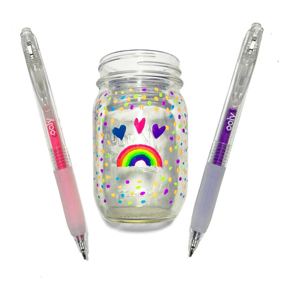 Jelly Gloss Neon Multi-Surface Deco Gel Pens - Set of 6 OOLY Lil Tulips