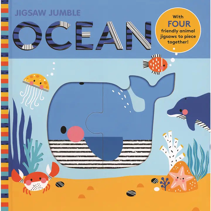 Jigsaw Jumble: Ocean - Puzzle Board Book EDC Publishing Lil Tulips