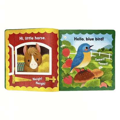 John Deere Kids Hello, Farm! Tuffy Teether Book Cottage Door Press Books Lil Tulips