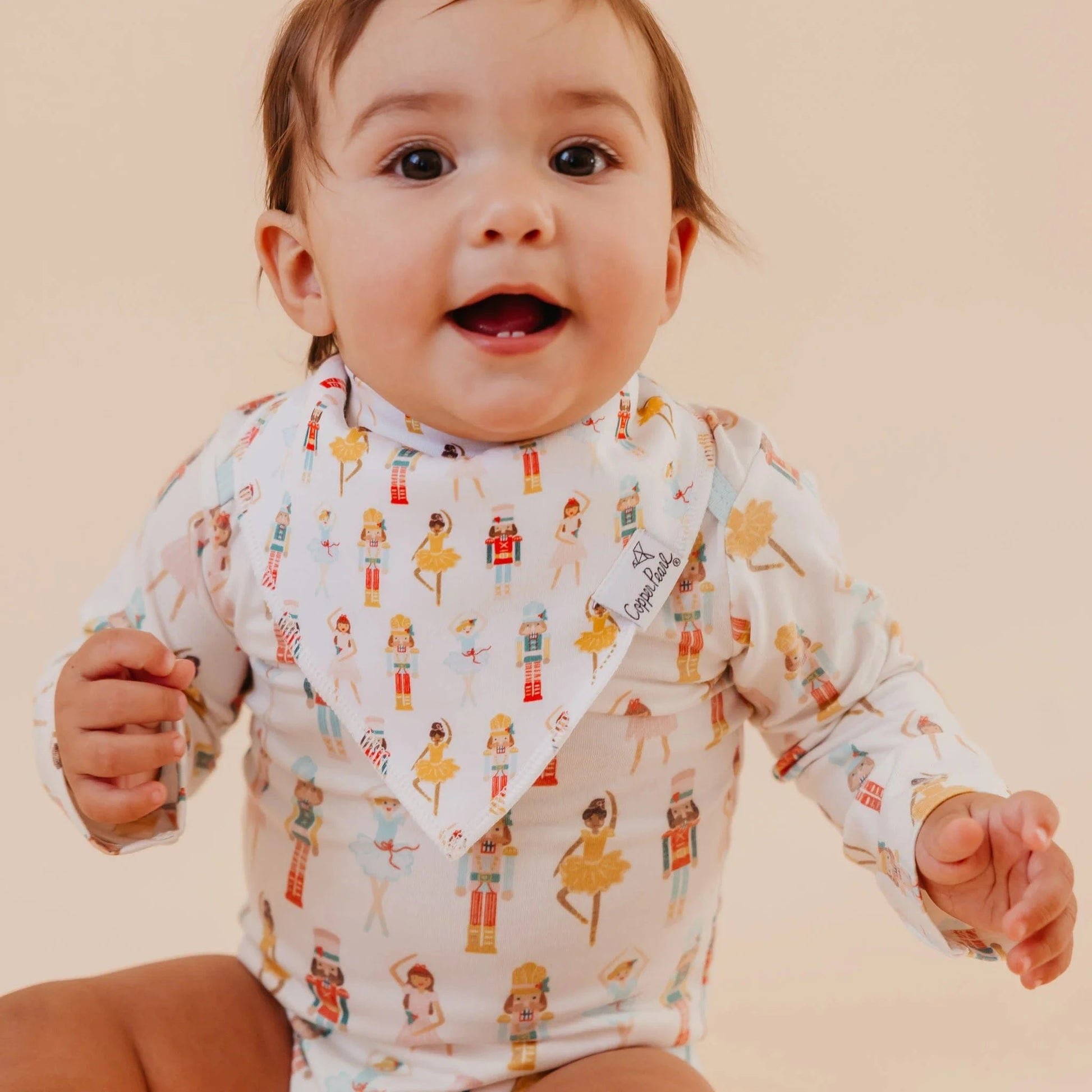 Juliet Baby Bandana Bibs Copper Pearl Lil Tulips