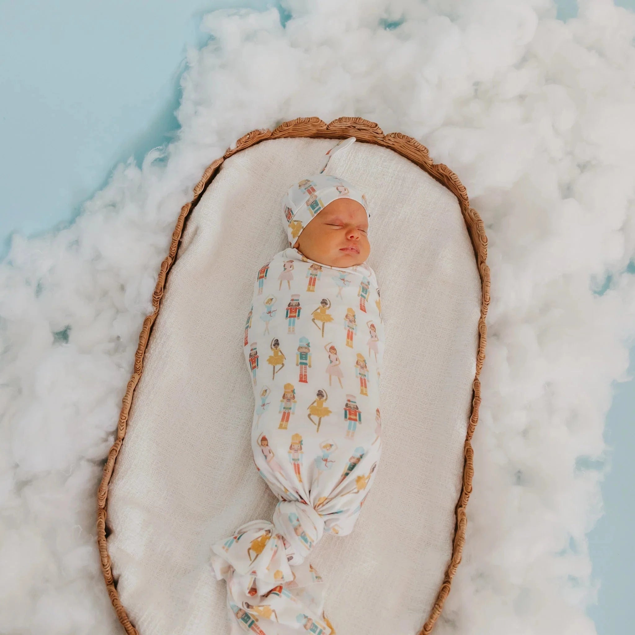 Juliet Knit Swaddle Blanket Copper Pearl Lil Tulips