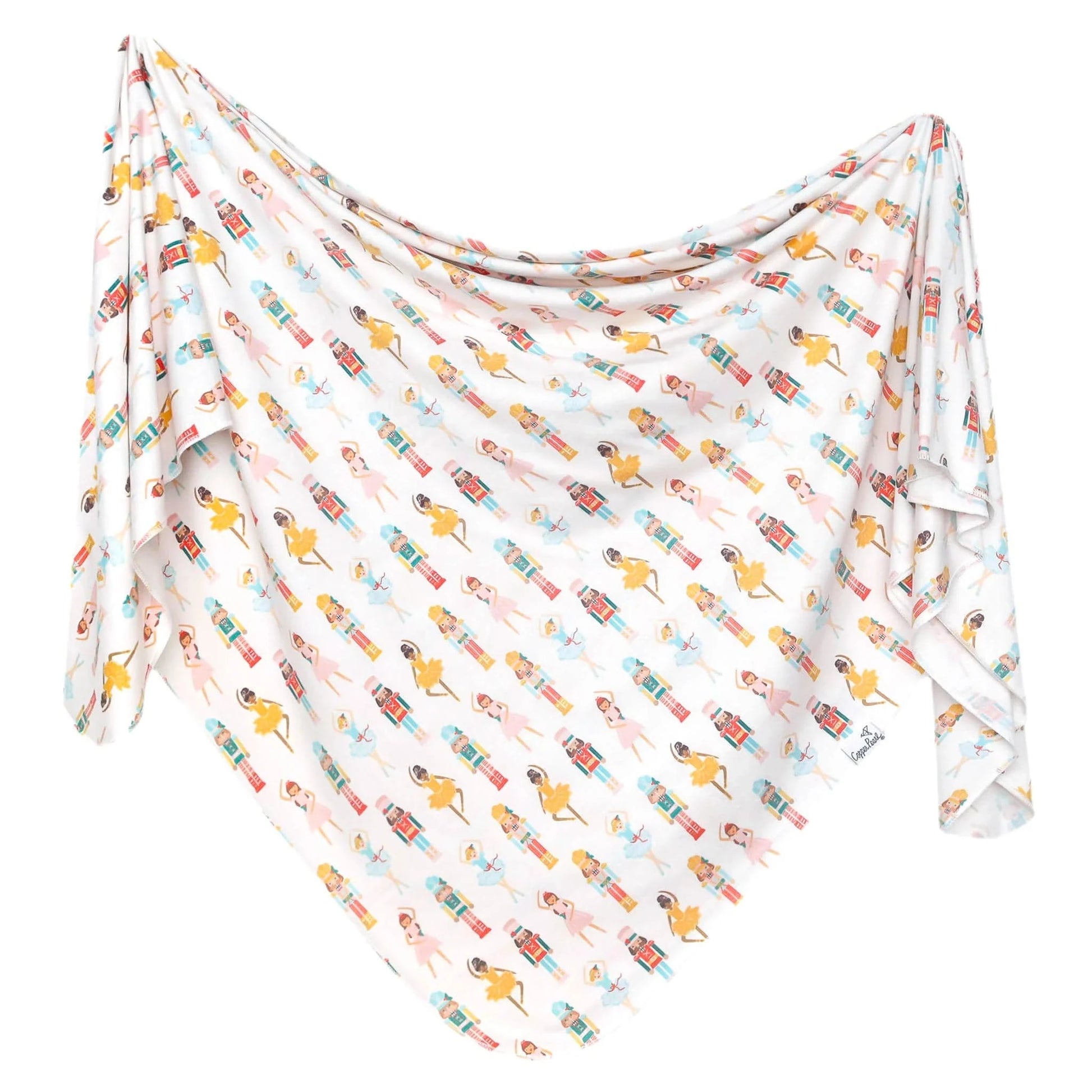 Juliet Knit Swaddle Blanket Copper Pearl Lil Tulips