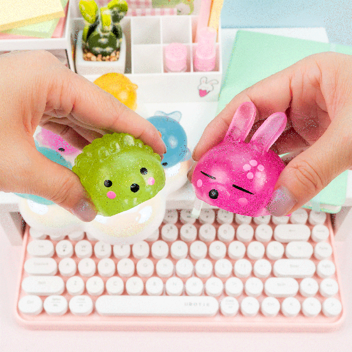Jumbo Glitter Mochi Squishy Toy Kawaii Slime Company Lil Tulips