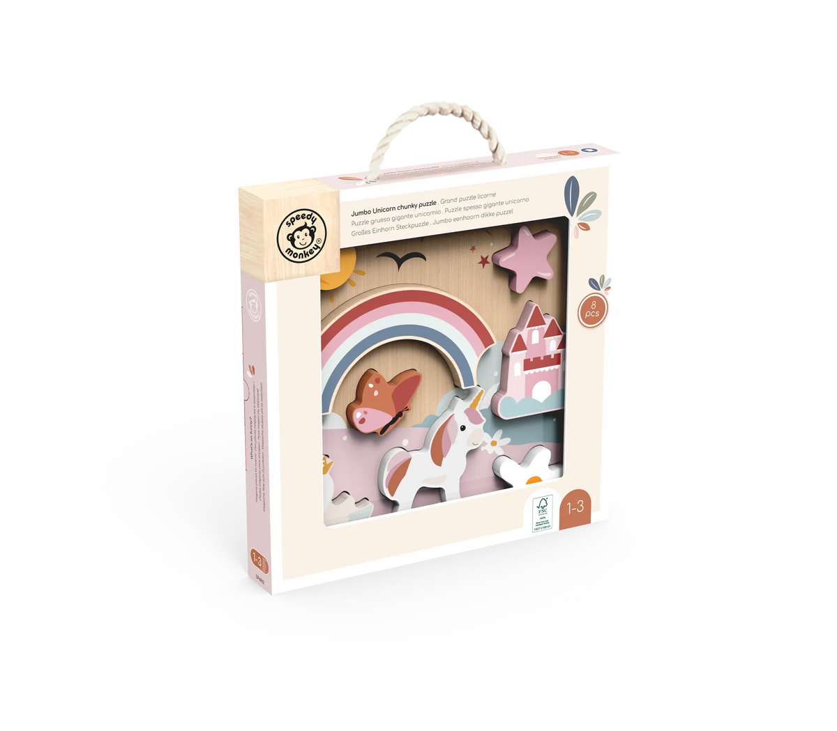Jumbo Unicorn Chunky Puzzle Speedy Monkey Lil Tulips