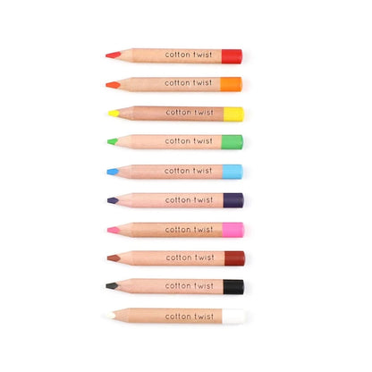 Jumbo Watercolour Pencils Tin Cotton Twist Lil Tulips
