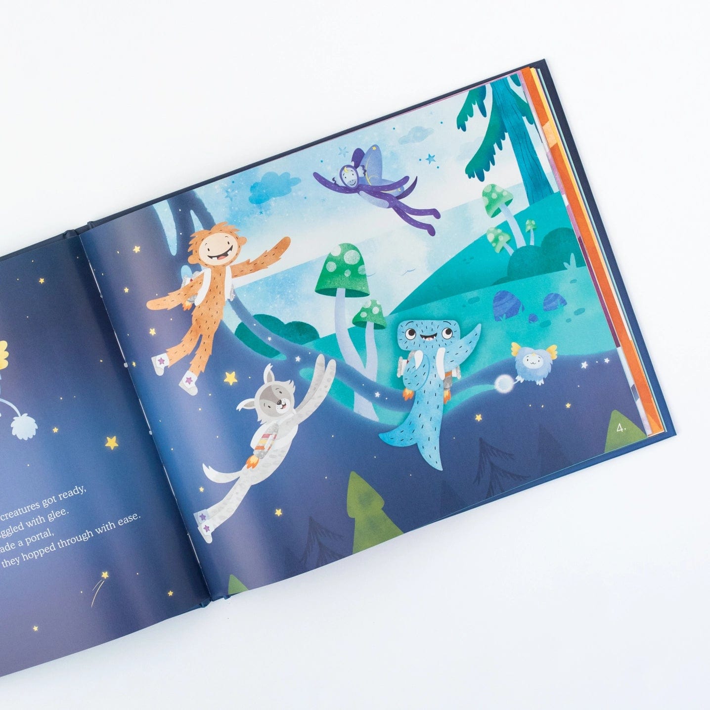 Jump Into Space Hardcover Book + Dragon Kin Slumberkins Lil Tulips
