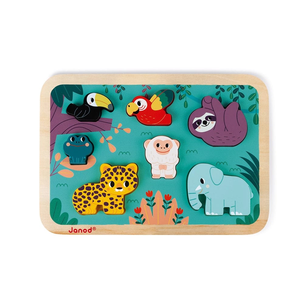 Jungle Chunky Puzzle Janod Lil Tulips