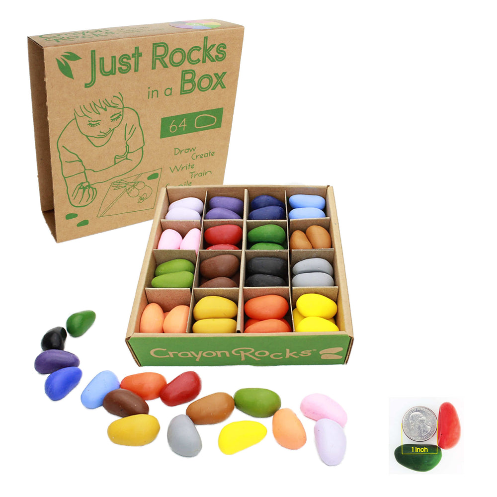 Just Crayon Rocks in a Box 16 Colors Crayon Rocks Lil Tulips