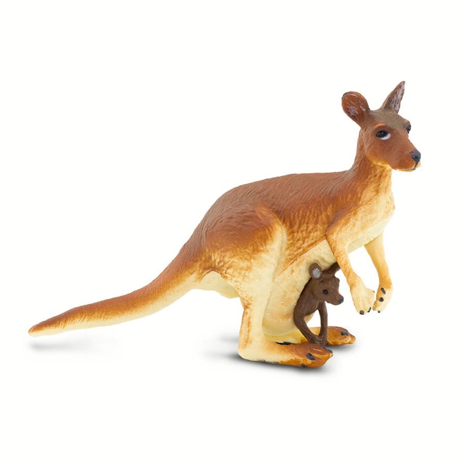 Kangaroo with Baby Toy Safari Ltd Lil Tulips
