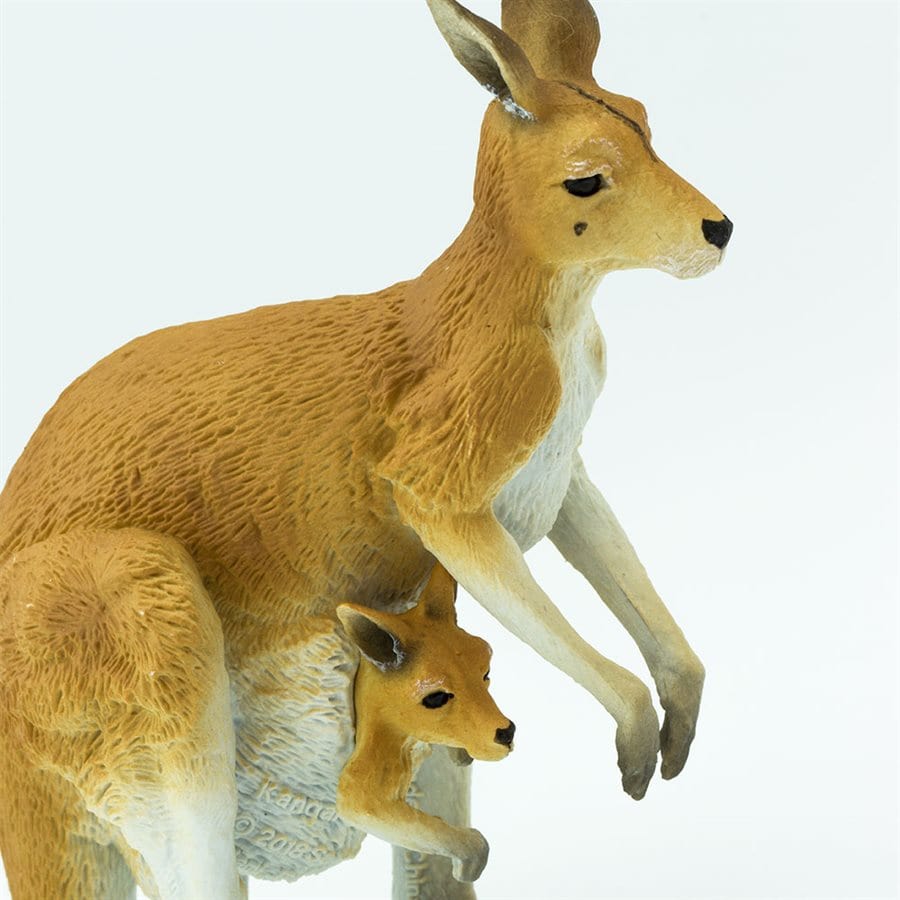 Kangaroo with Joey Toy Safari Ltd Lil Tulips