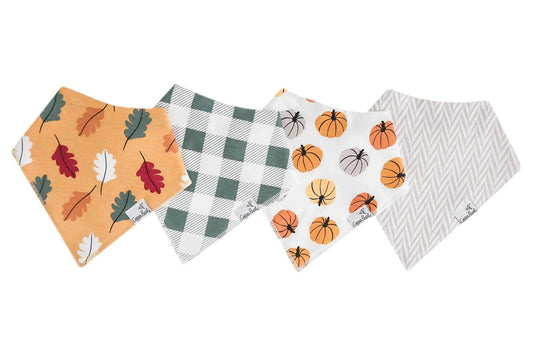 Karver Bandana Bib Set Copper Pearl Lil Tulips
