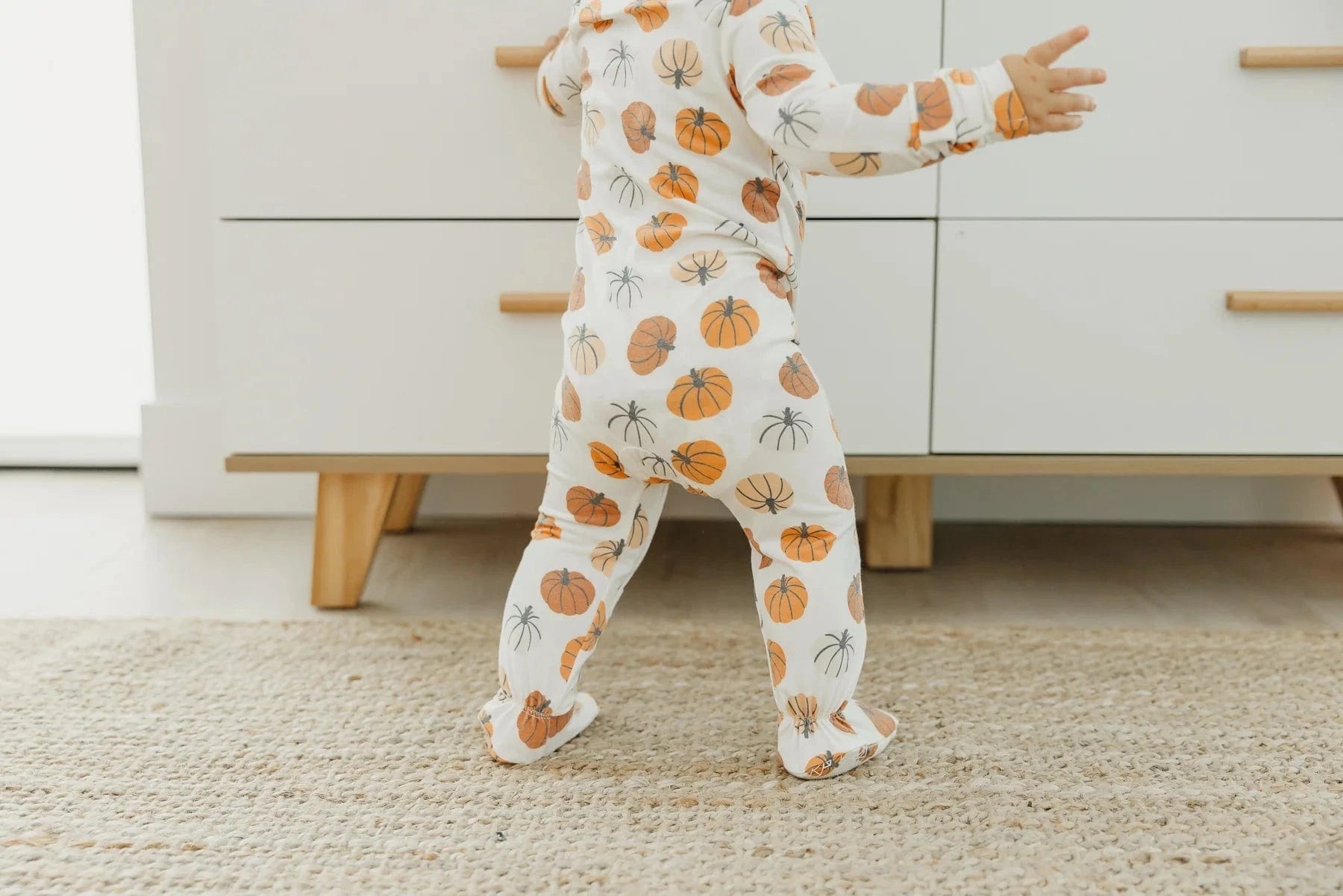 Karver Zip-up Footie Copper Pearl Lil Tulips