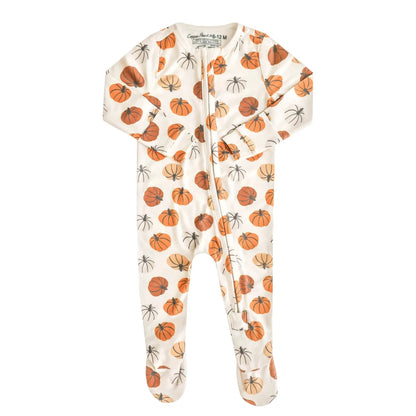 Karver Zip-up Footie Copper Pearl Lil Tulips