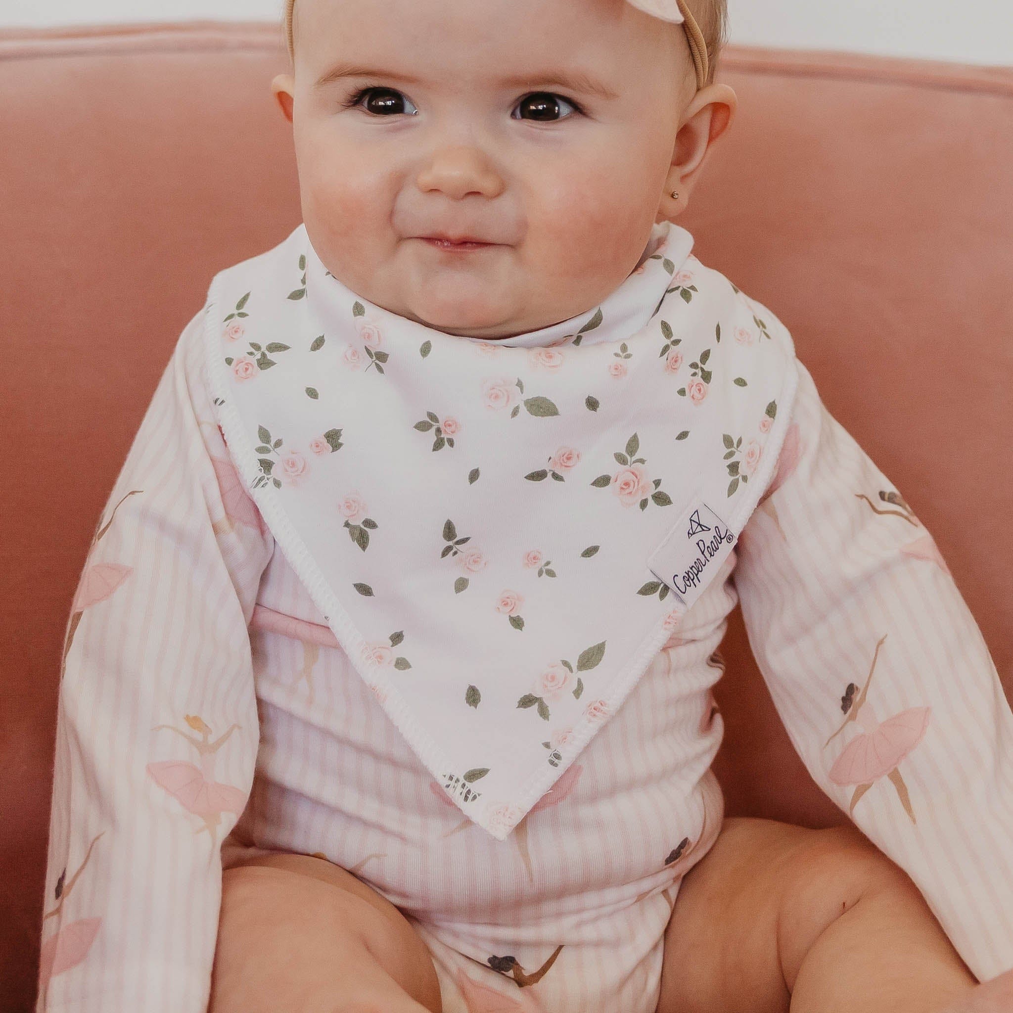 Katerina Bandana Bibs Copper Pearl Lil Tulips