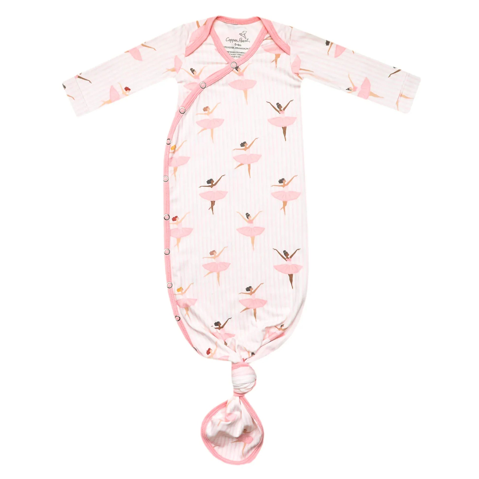 Katerina Newborn Knotted Gown Copper Pearl Lil Tulips