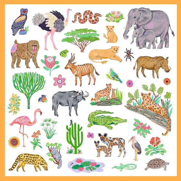 Kenya Sticker Sheets Djeco Lil Tulips