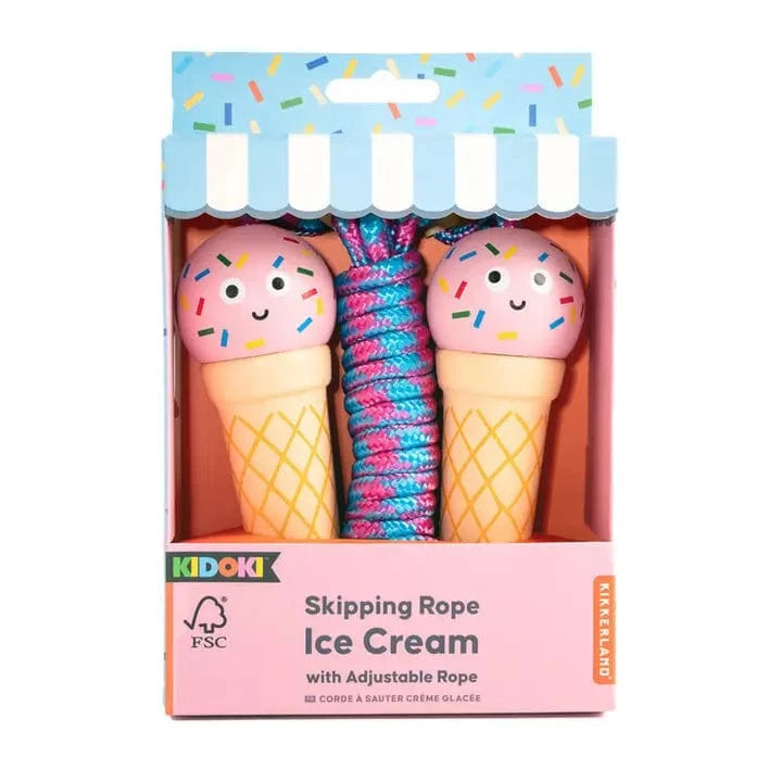 Kidoki Ice Cream Skipping Rope Kikkerland Designs Lil Tulips