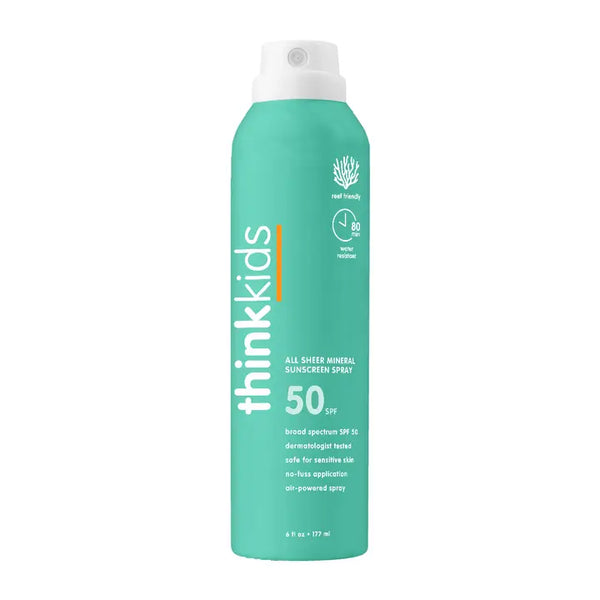 Kids All Sheer Mineral Sunscreen Spray - SPF 50 Think Baby Lil Tulips