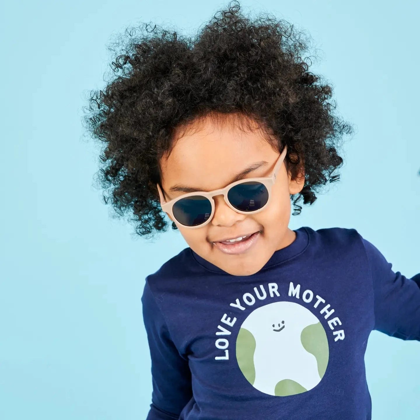 Kids Eco Collection: Keyhole Sunglasses in Soft Sand Babiators Lil Tulips