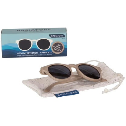 Kids Eco Collection: Keyhole Sunglasses in Soft Sand Babiators Lil Tulips