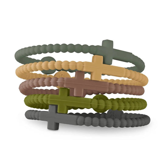 Kids Jesus Bracelets - Camo (Silicone Cross Bracelets) Ryan and Rose Lil Tulips