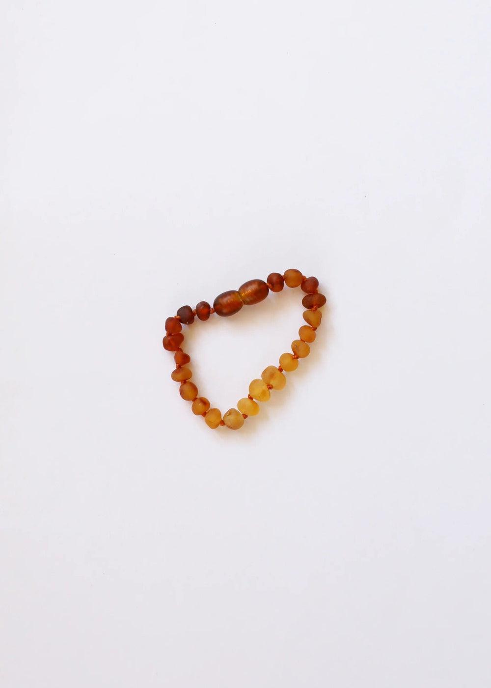 Kids: Raw Baltic Amber + Sunflower || Anklet or Bracelet Canyon Leaf Lil Tulips