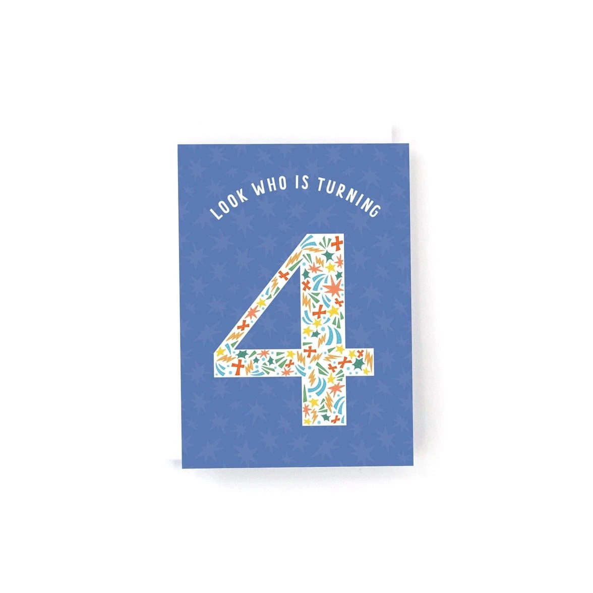 Kids Super Hero MINI Birthday Card - Choose a Number 1-5 Pedaller Designs Lil Tulips