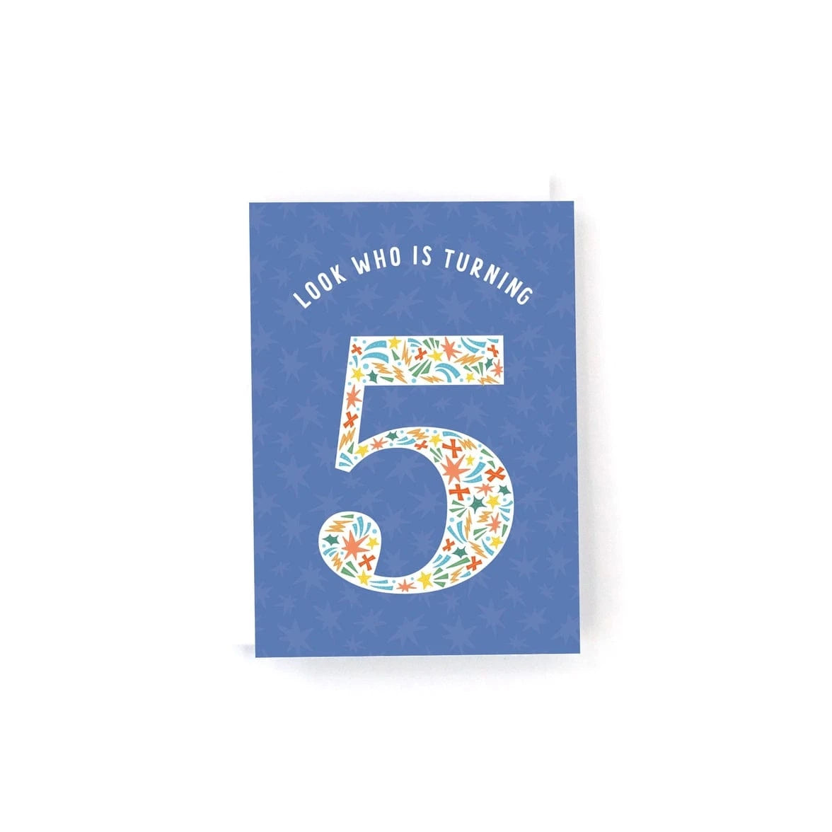 Kids Super Hero MINI Birthday Card - Choose a Number 1-5 Pedaller Designs Lil Tulips