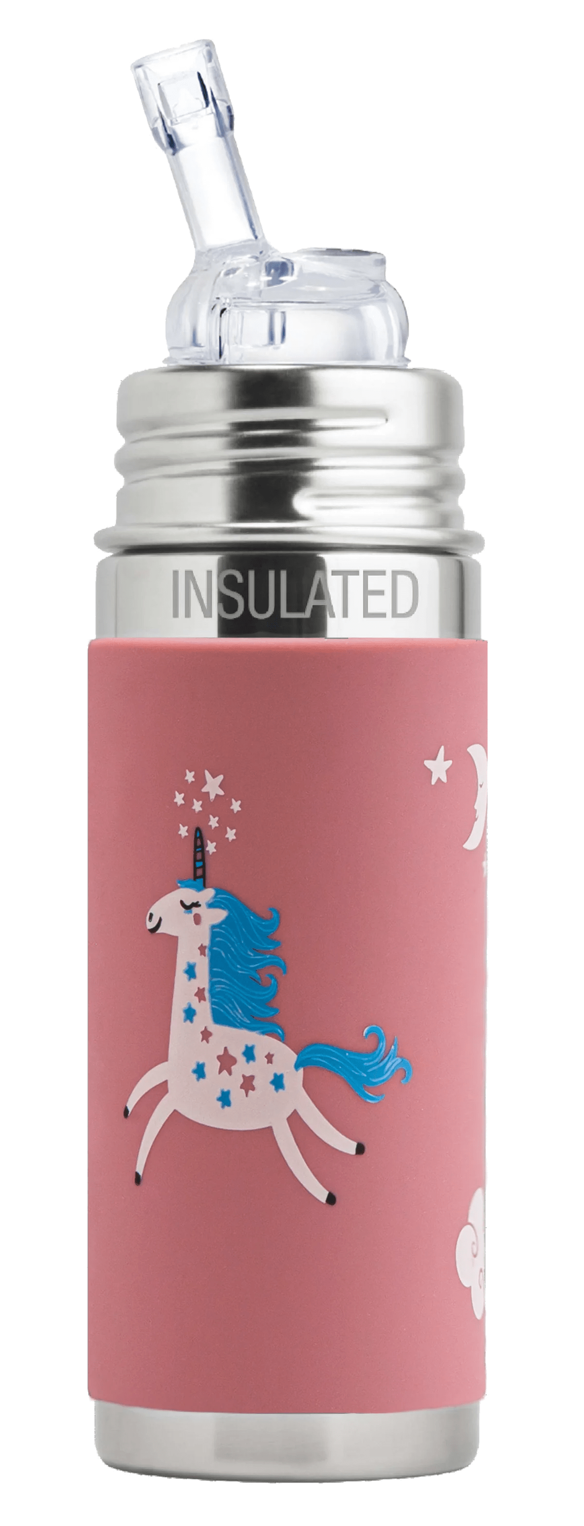 Kiki® 9oz Insulated Straw Bottle - Unicorn Pura Stainless Pura Stainless Lil Tulips