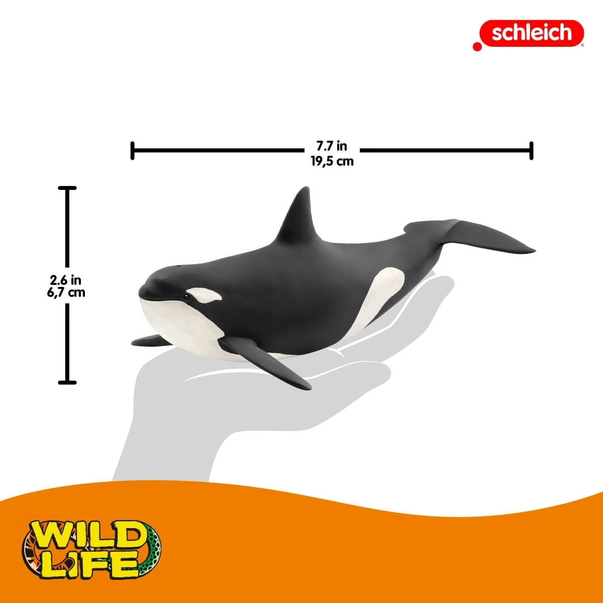 Killer Whale Ocean Animal Toy Schleich Lil Tulips