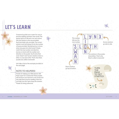 Kindkids Crosswords: Let It Snow Schiffer Kids Lil Tulips