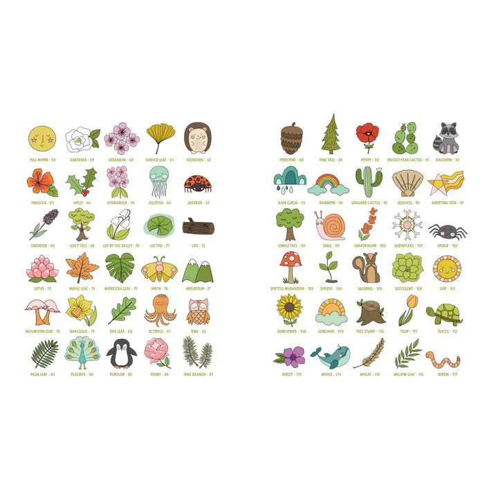 Kindkids Let's Draw Nature: 100 Simple Drawing Lessons Schiffer Kids Lil Tulips