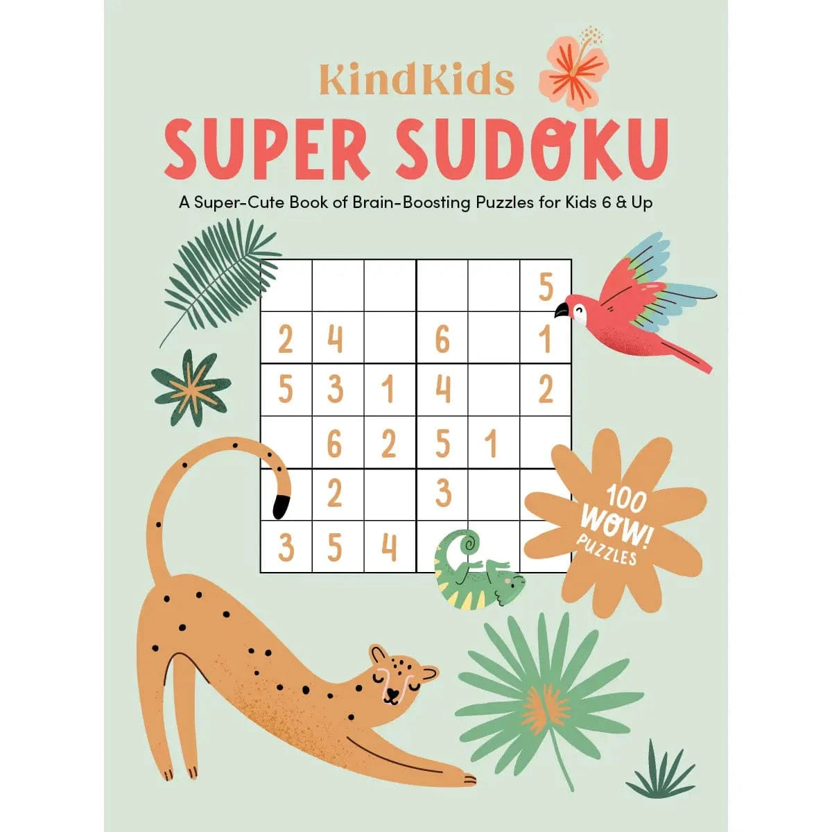 Kindkids Super Sudoku:Brain-Boosting Puzzles Schiffer Kids Books Lil Tulips