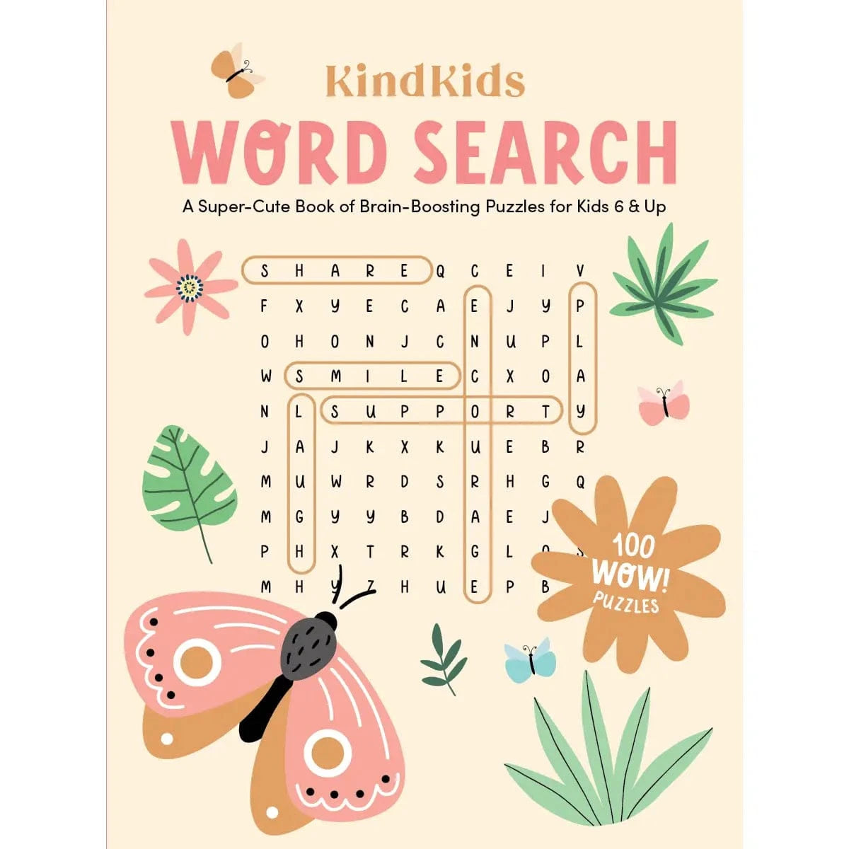Kindkids Word Search: Puzzles Schiffer Kids Books Lil Tulips