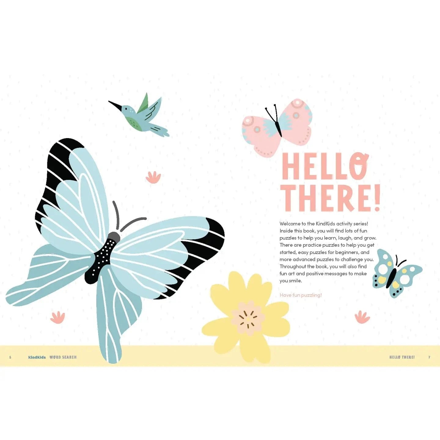 Kindkids Word Search: Puzzles Schiffer Kids Books Lil Tulips