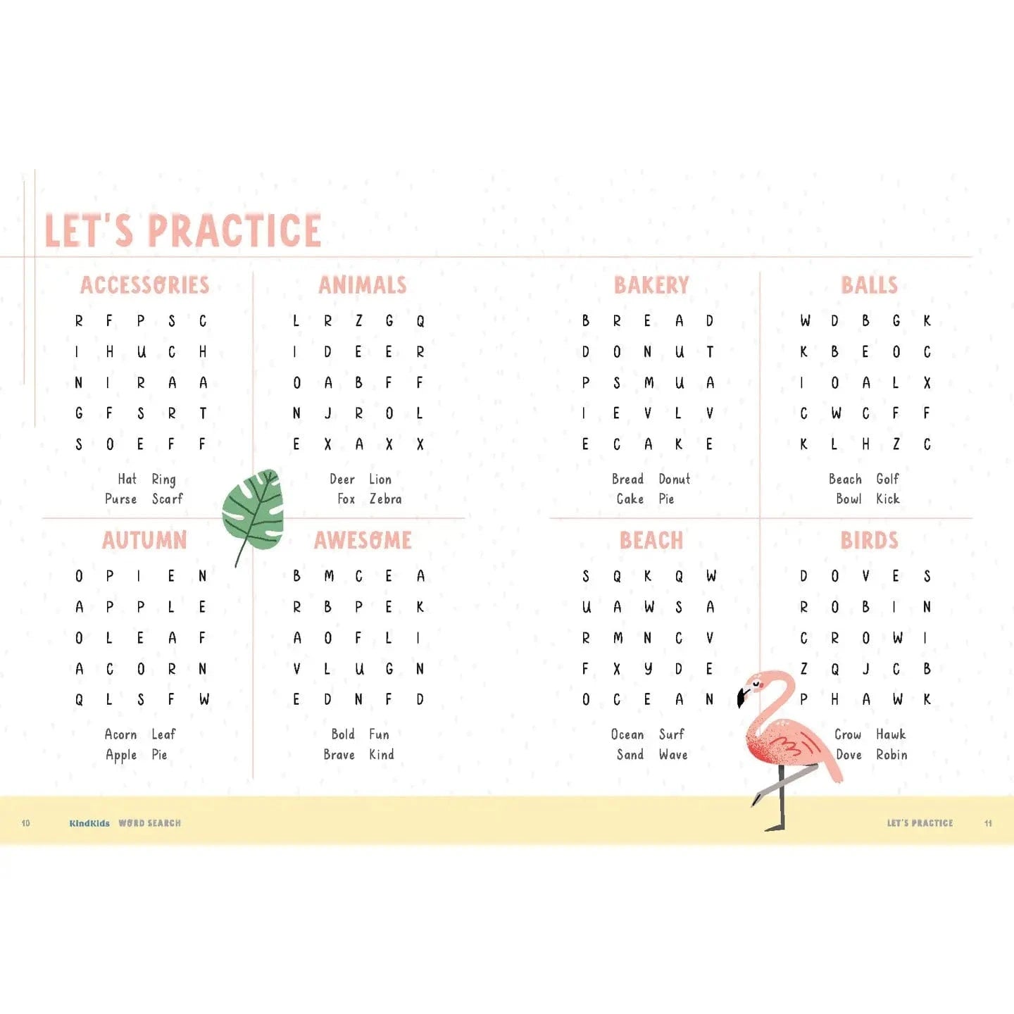 Kindkids Word Search: Puzzles Schiffer Kids Books Lil Tulips
