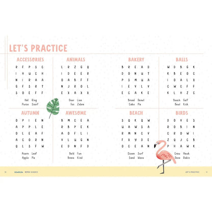 Kindkids Word Search: Puzzles Schiffer Kids Books Lil Tulips