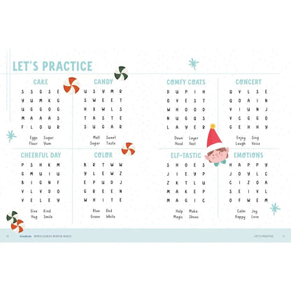 Kindkids Word Search: Winter Magic Schiffer Kids Lil Tulips