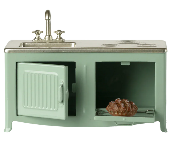 Kitchen, Mouse - Mint Maileg Lil Tulips