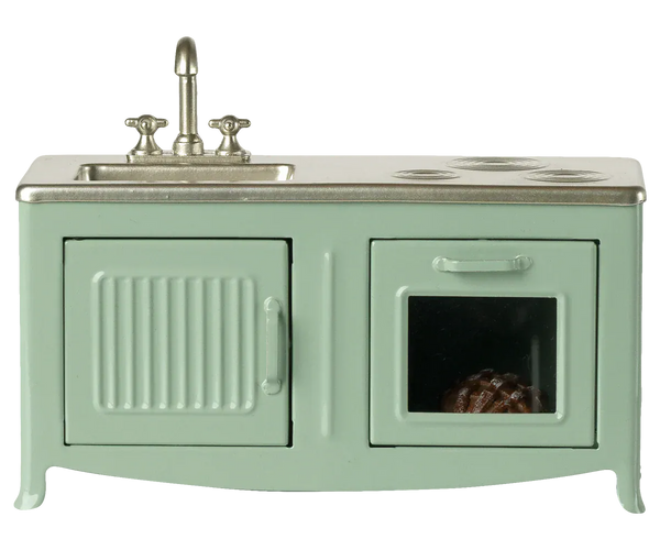 Kitchen, Mouse - Mint Maileg Lil Tulips