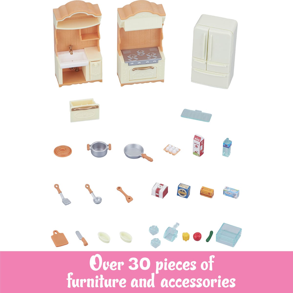 Kitchen Play Set Calico Critter Lil Tulips