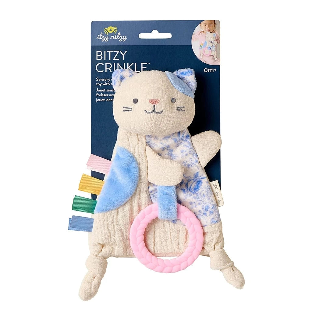 Kitty Bitzy Crinkle™ Sensory Toy with Teether Itzy Ritzy Lil Tulips