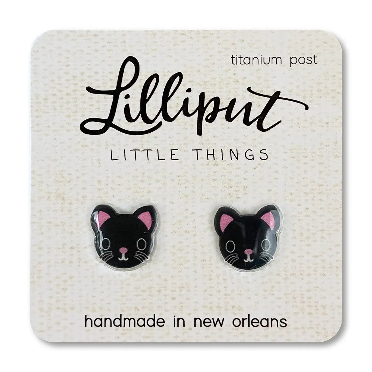 Kitty Cat Earrings Lilliput Little Things Lil Tulips
