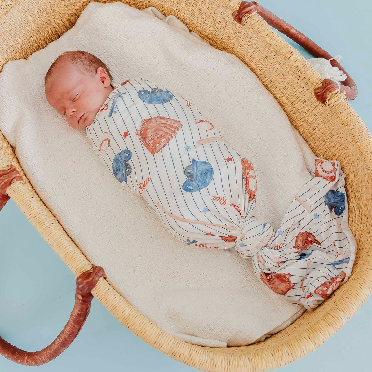 Knit Swaddle Blanket - All Star Copper Pearl Lil Tulips