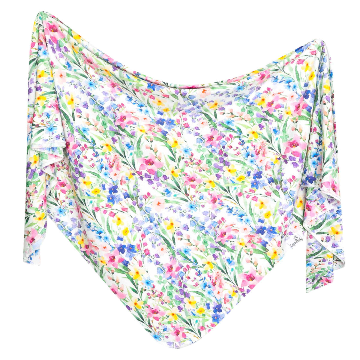 Knit Swaddle Blanket - Josie Copper Pearl Lil Tulips