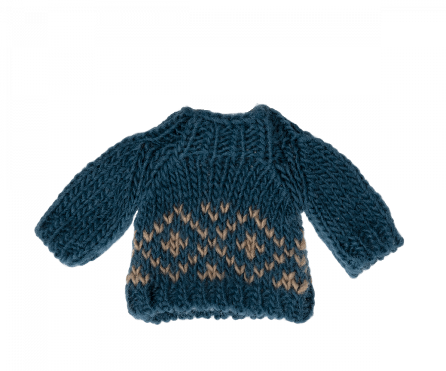 Knitted Sweater, Dad Mouse Maileg Lil Tulips